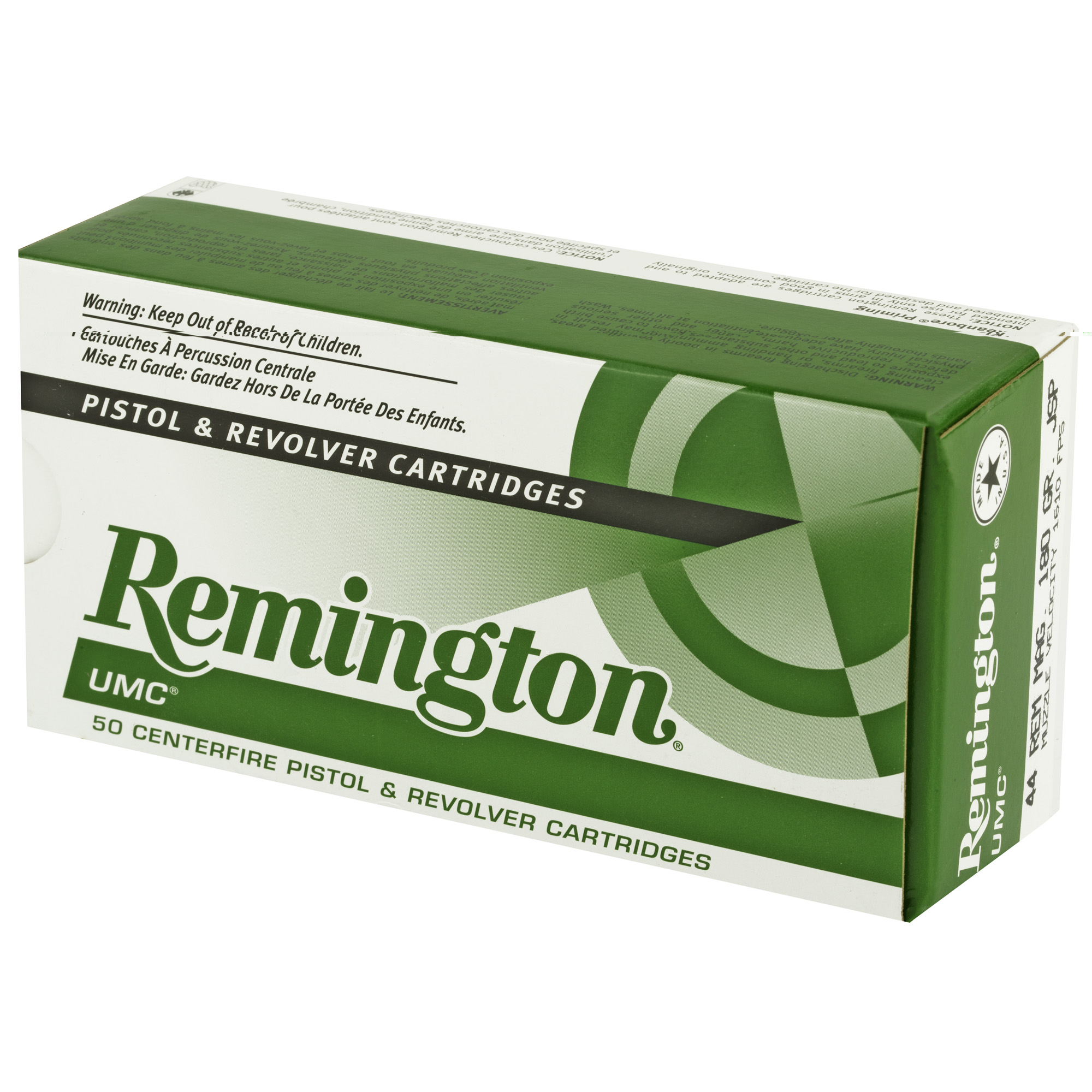 Rem Umc 44mag 180gr Jsp 50-500 - Image 2