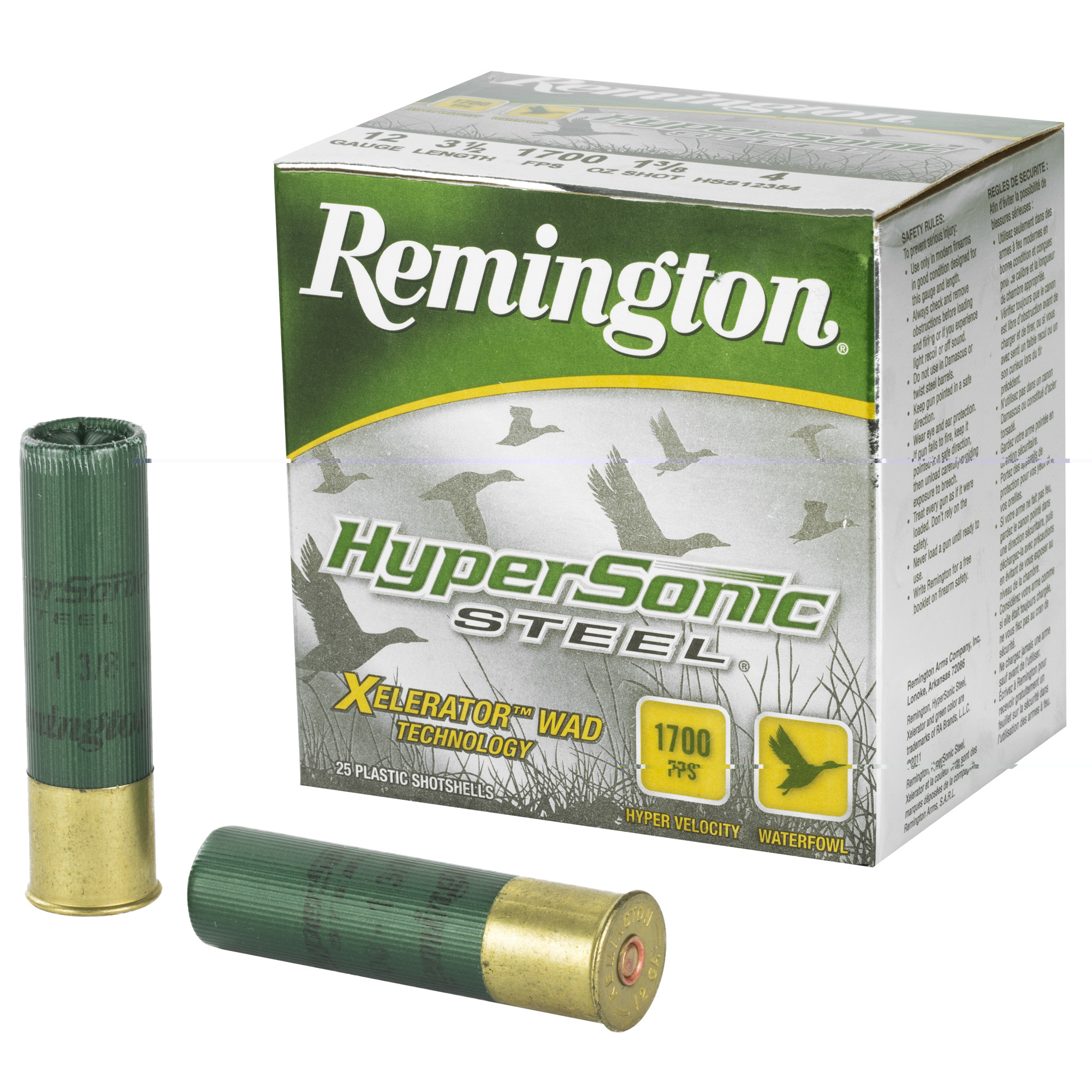 Rem Hypsnc Stl 12ga 3.5" #4 25-250