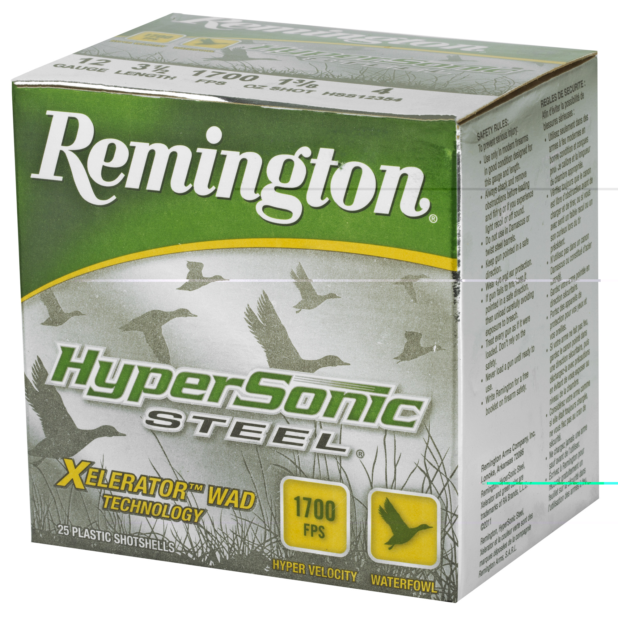 Rem Hypsnc Stl 12ga 3.5" #4 25-250 - Image 2