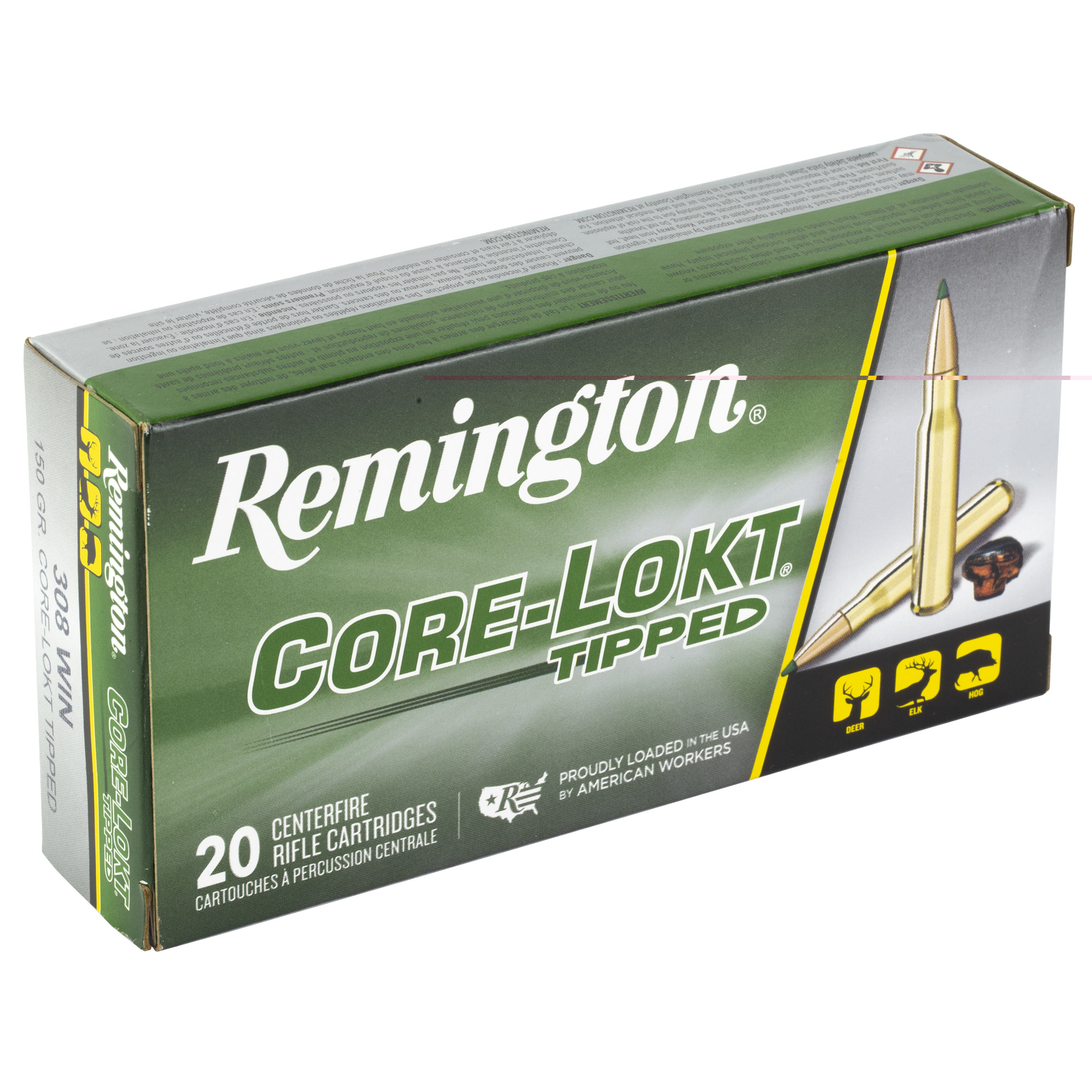 Rem 308 Win 150gr Clok Tipped 20-200 - Image 4