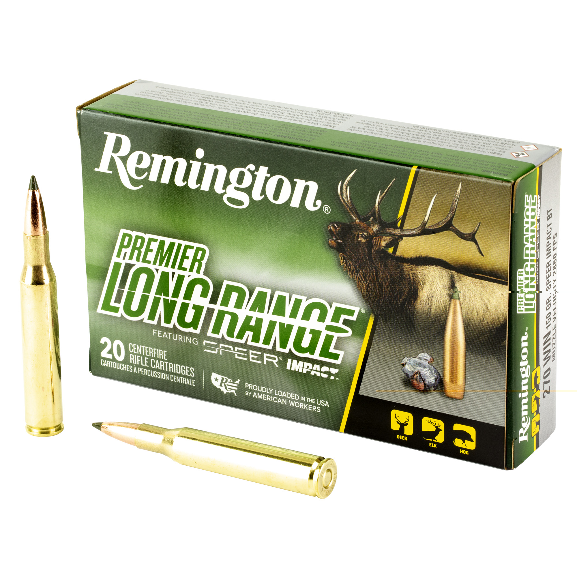 Rem Speer Impact 270win 150gr 20-200