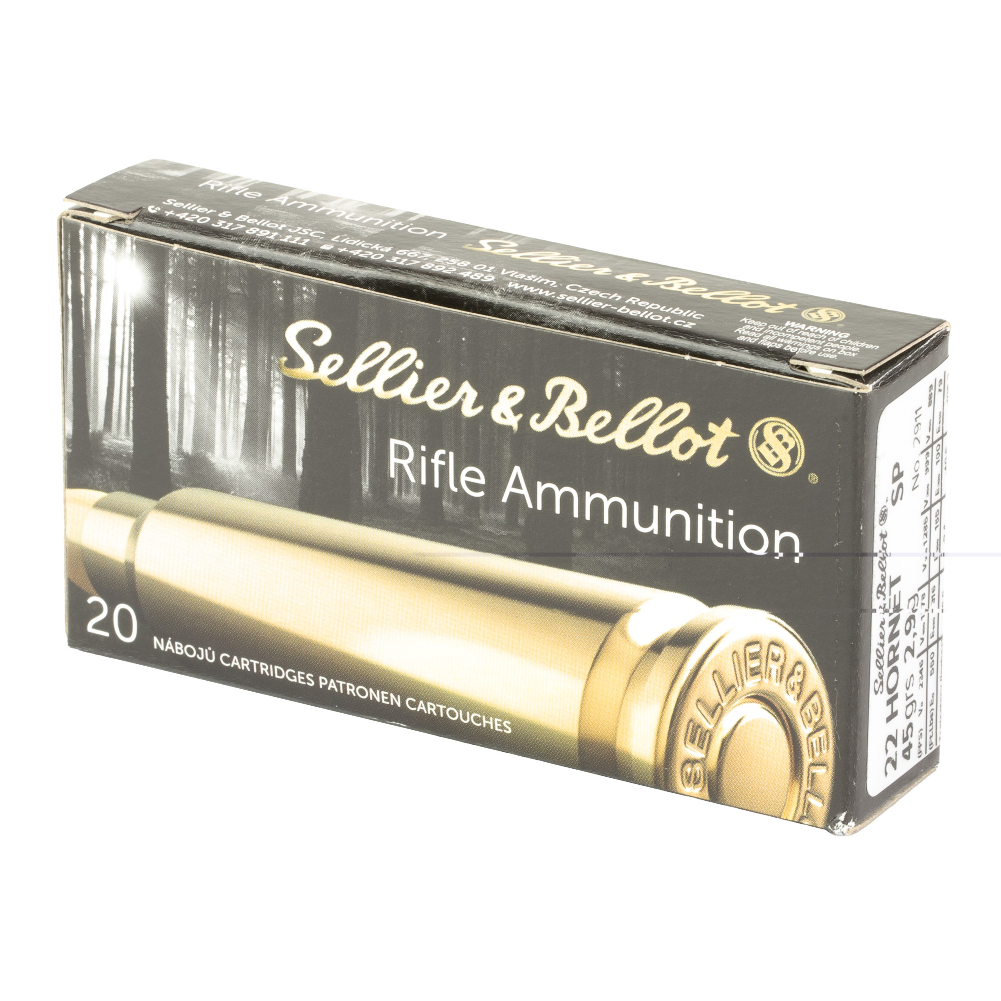 Sellor & Bellot 22 Hornet 45gr Sp 20-1800 - Image 2