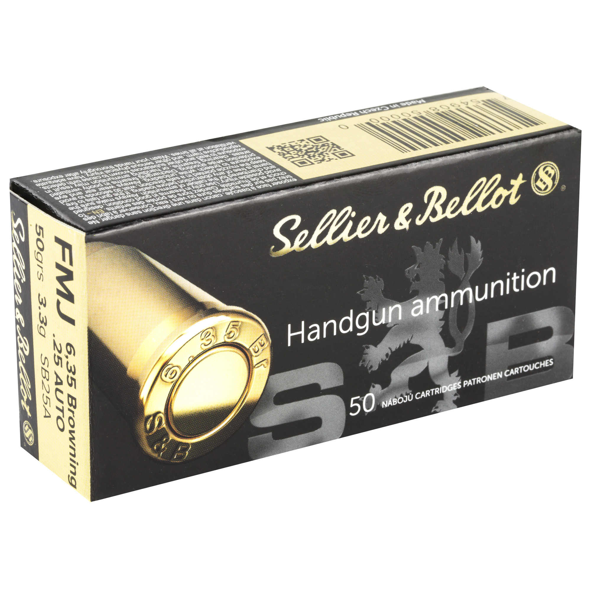 Sellor & Bellot 25 ACP 50gr FMJ - Image 2