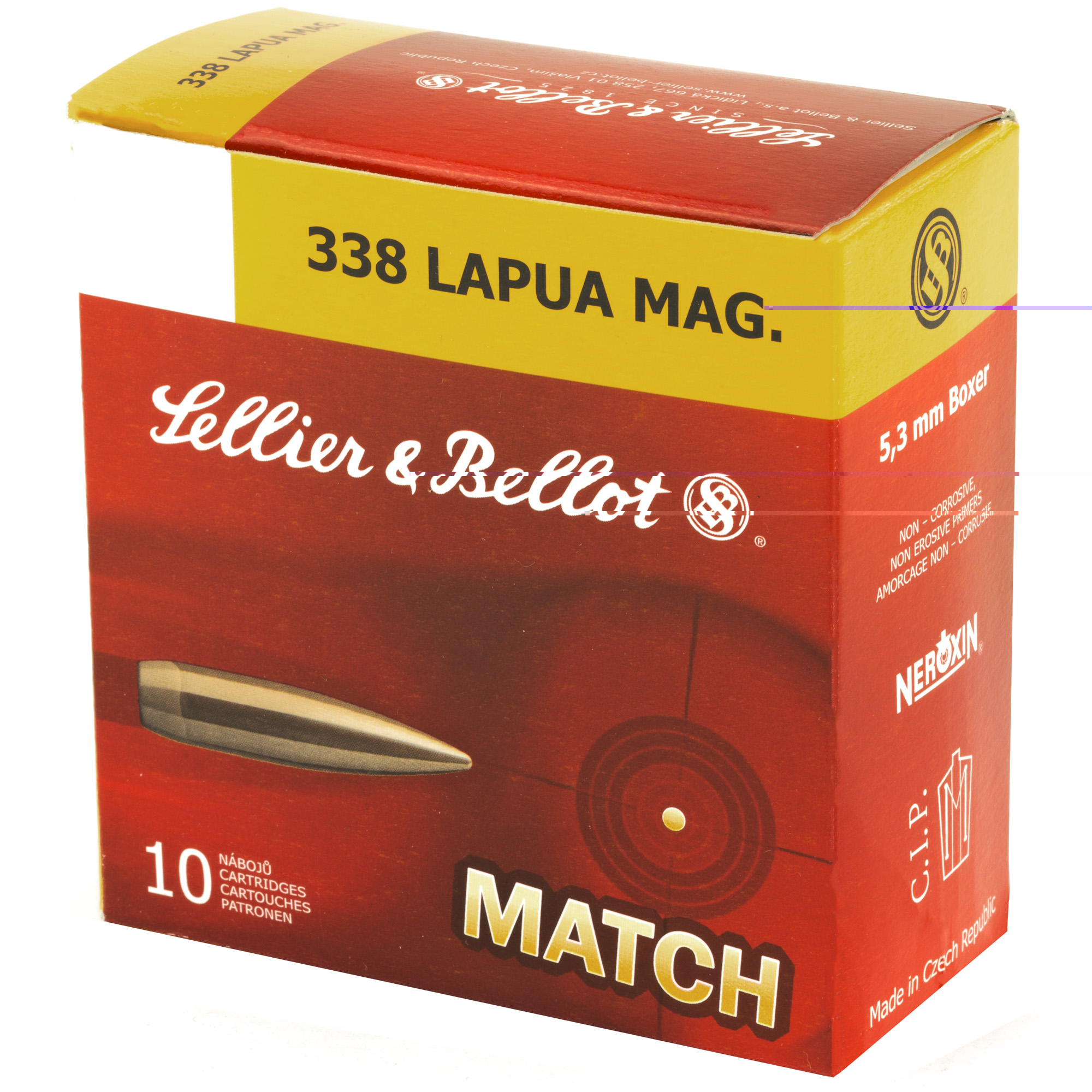 Sellor & Bellot 338lapua 250gr Sierra Hpbt 10-bx - Image 4