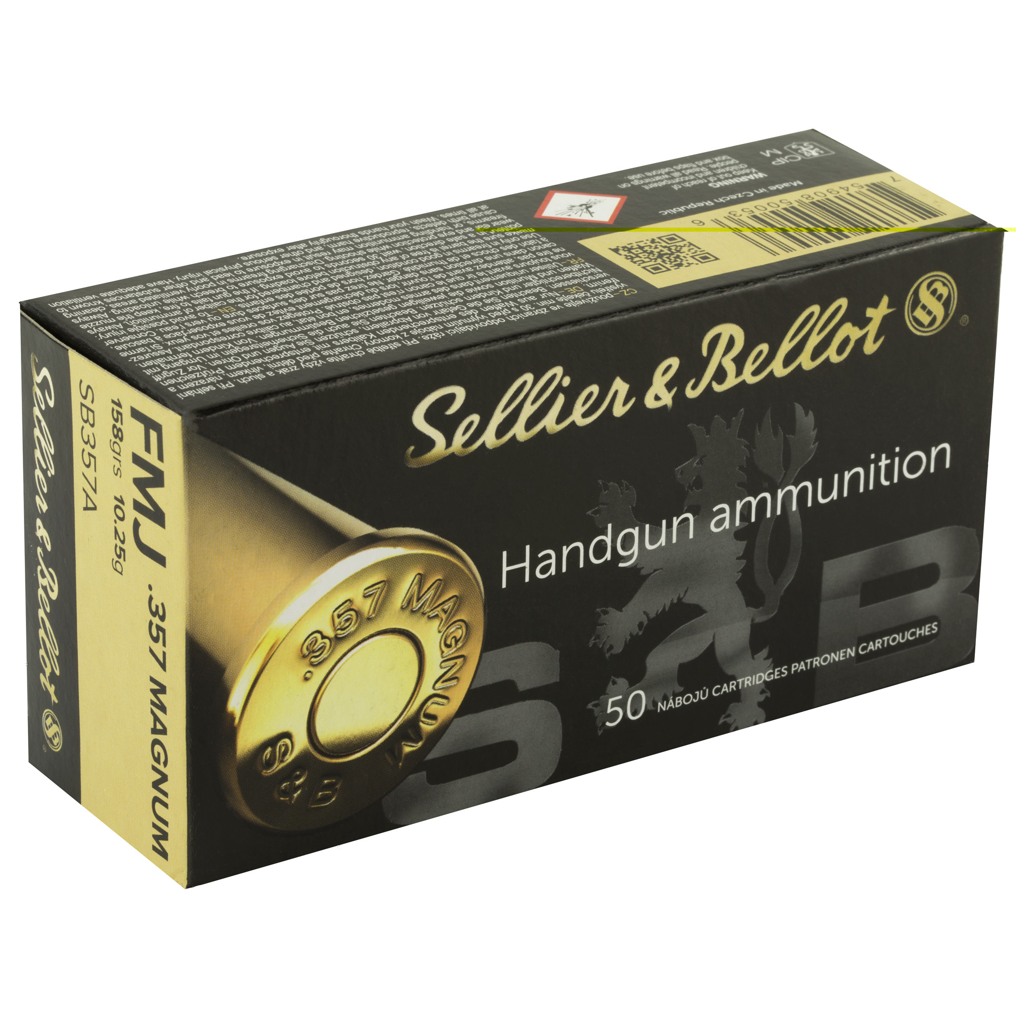 Sellor & Bellot 357 MAG 158gr FMJ - Image 4