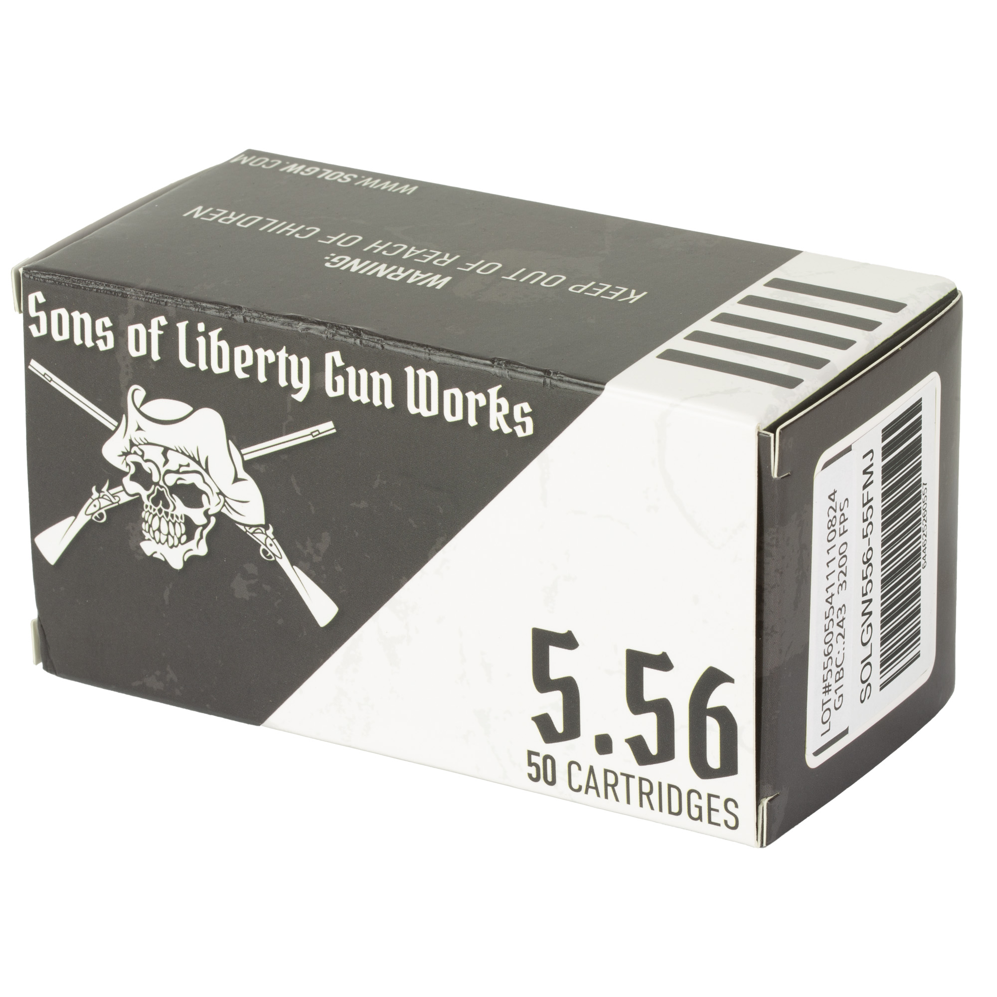 SOLGW 5.56 NATO 55gr FMJ - Image 3