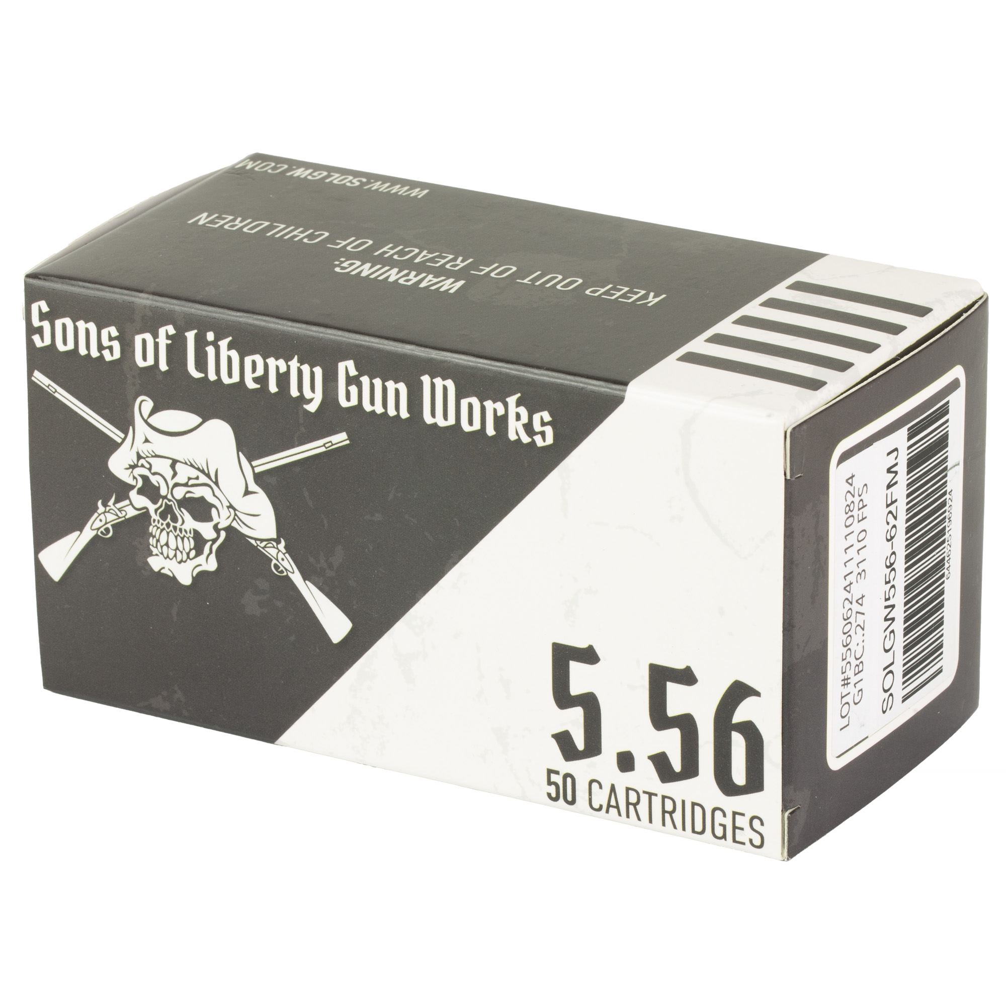 SOLGW 5.56 NATO 62gr FMJ - Image 4