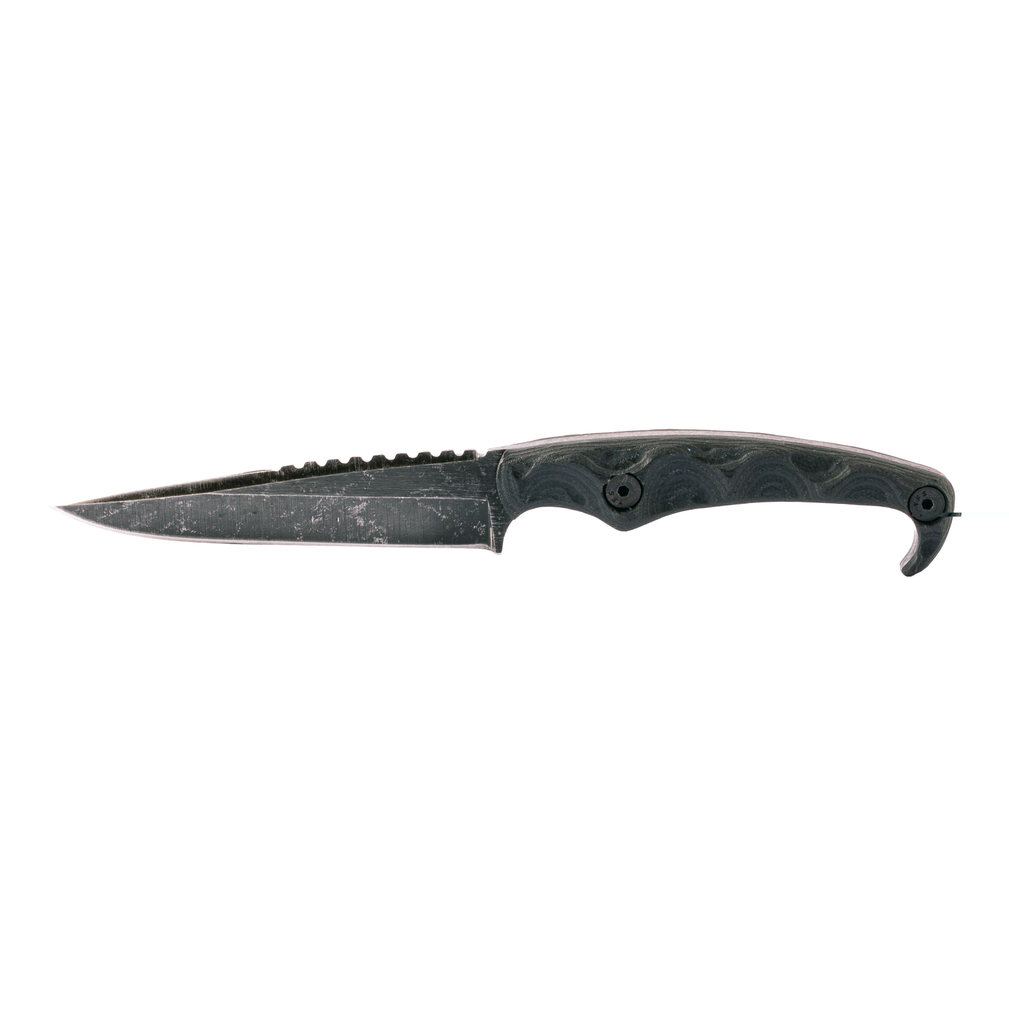 Stroup Mk2 4" Acid Etched Blk W-sth
