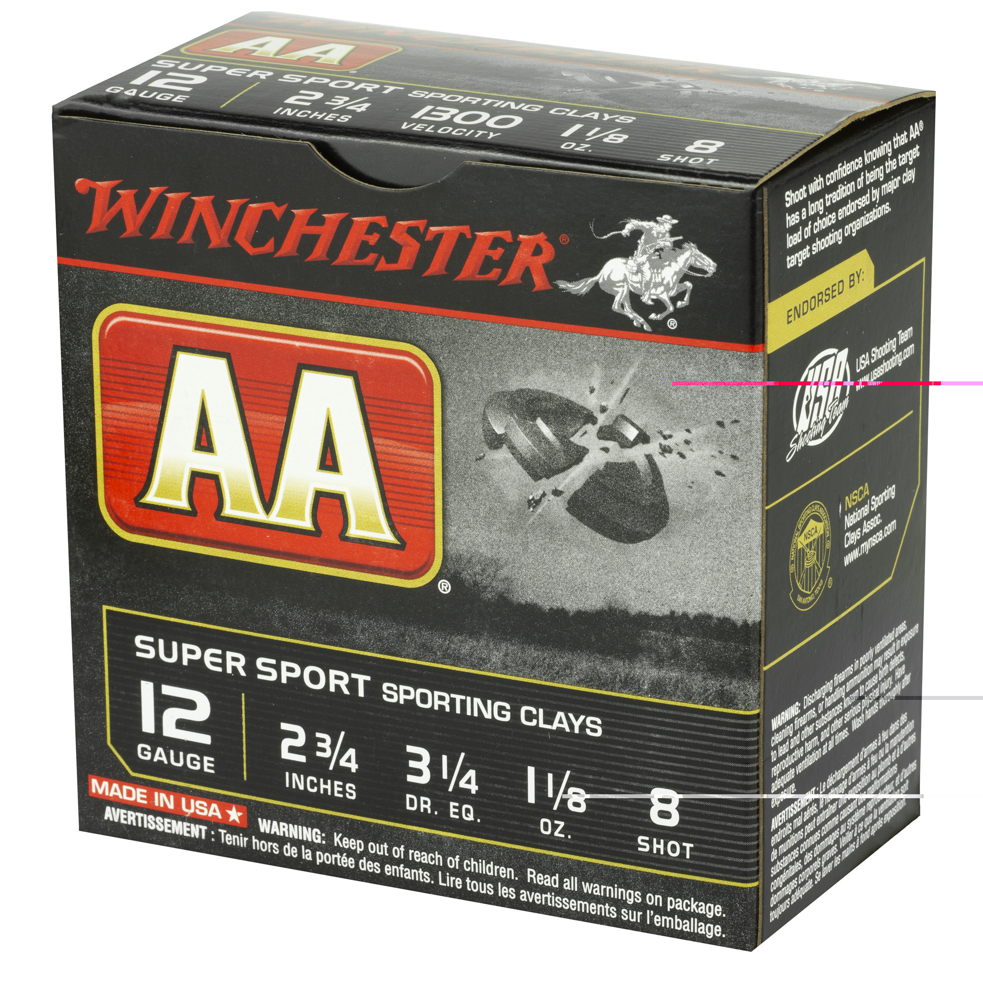 Winchester Aa Ss 12ga 2.75" #8 - Image 4