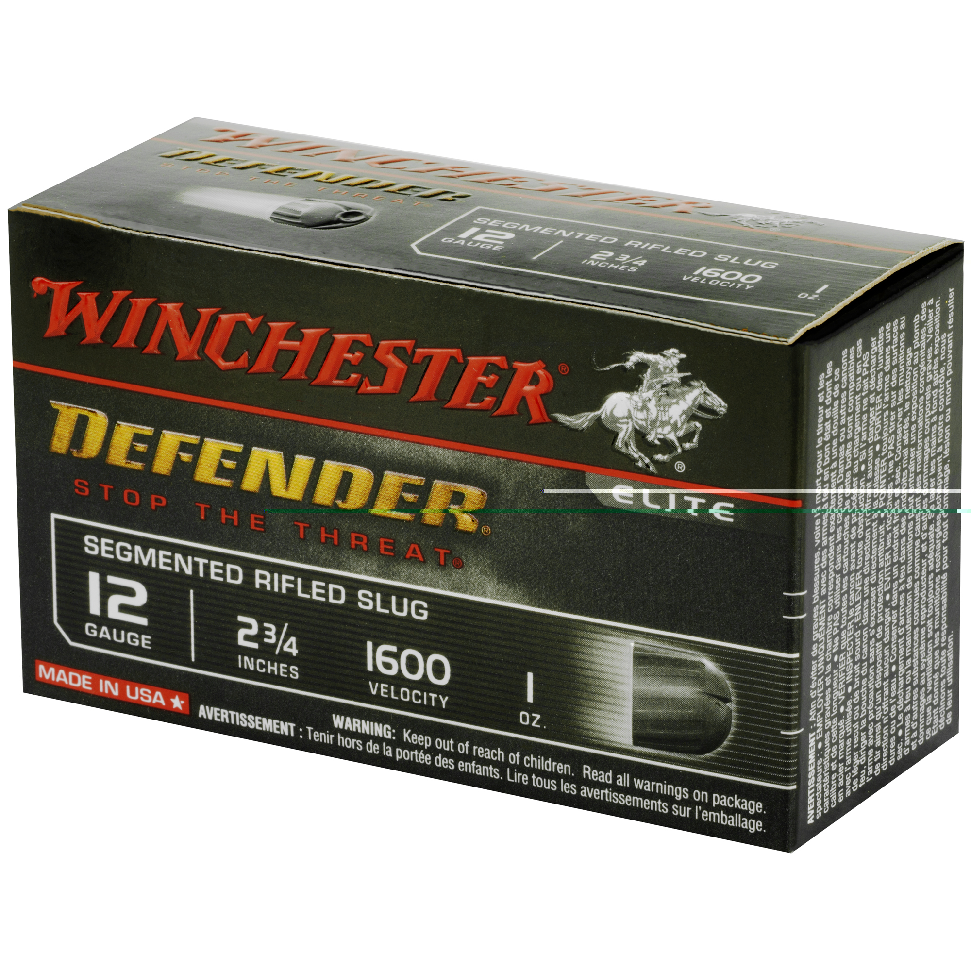 Winchester Defender 12ga 2.75" 1oz - Image 2