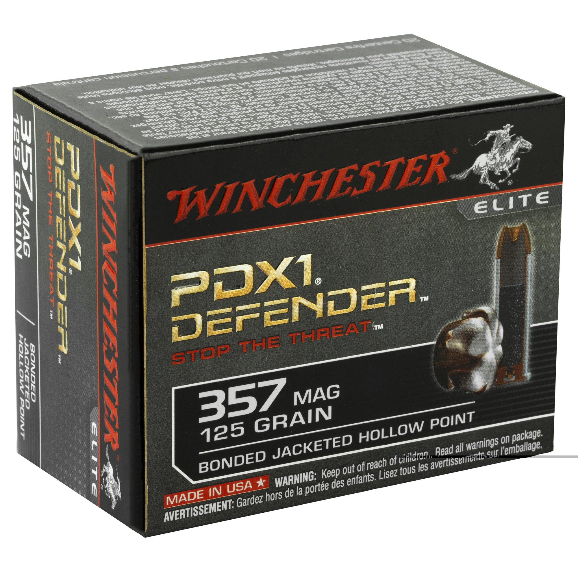 Winchester Defender 357 MAG 125gr JHP - Image 4