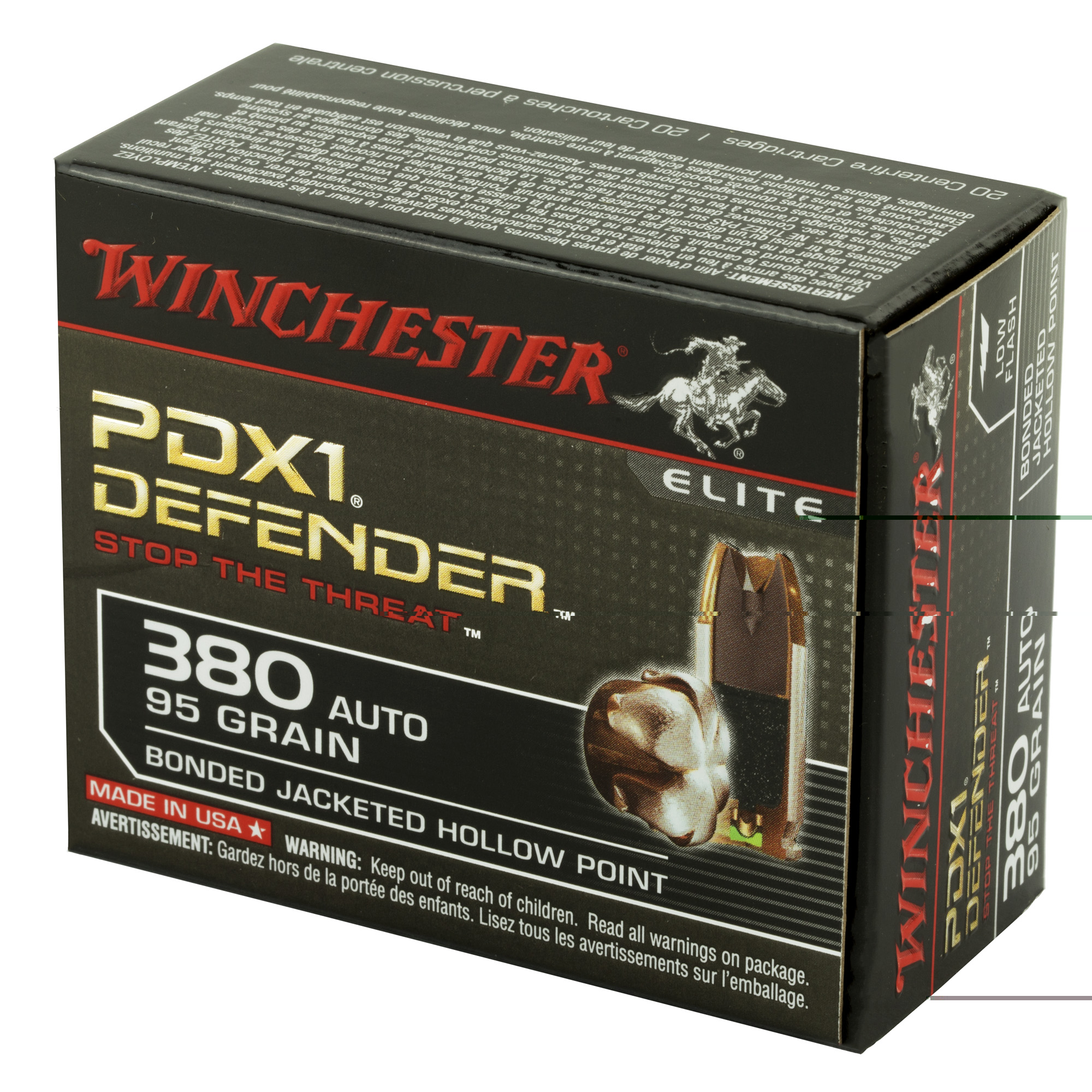 Winchester Defender 380 ACP 95gr JHP - Image 4