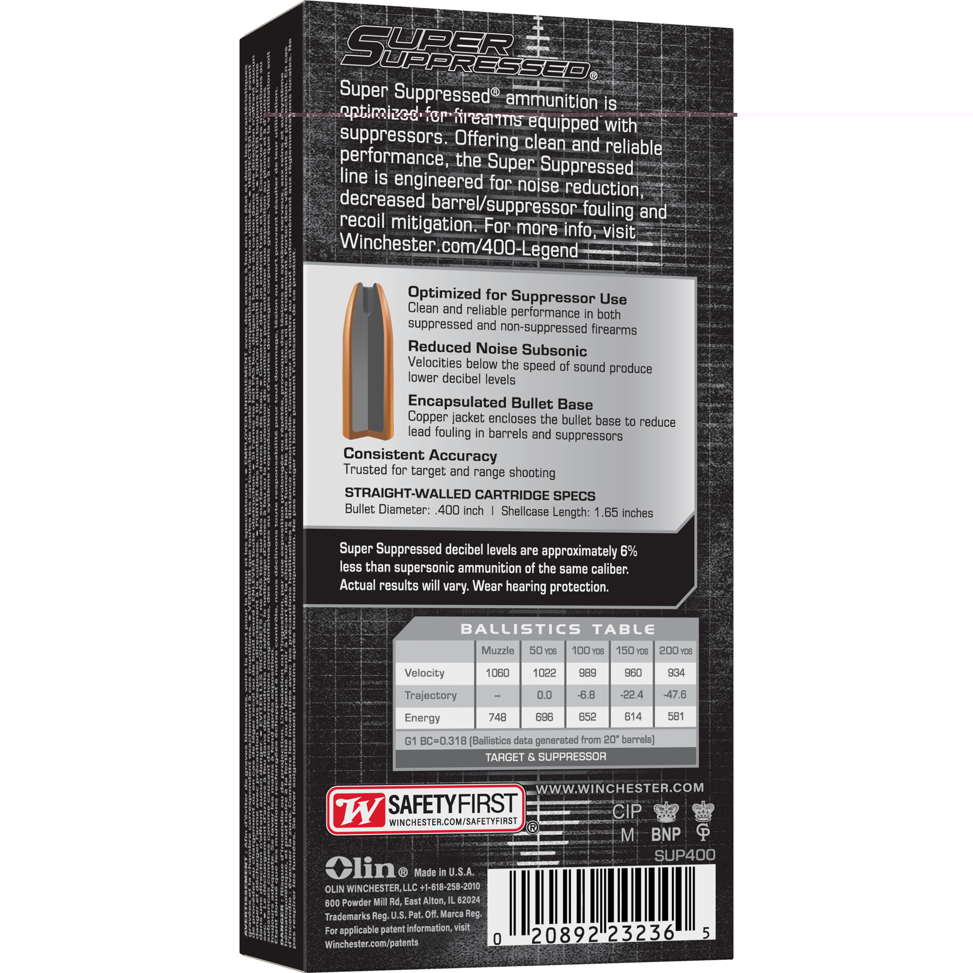 Winchester Spr Sup 400legend 300gr - Image 2