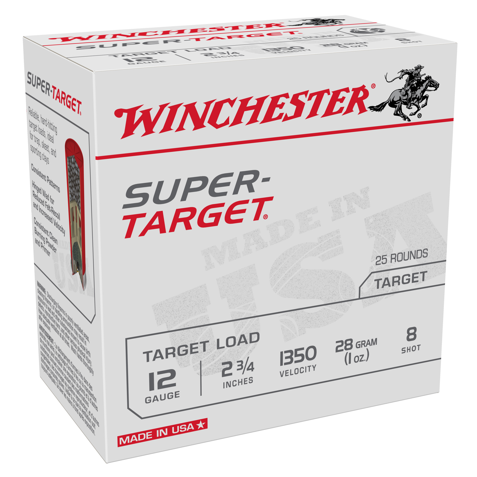 Winchester Spr-trgt 12ga 2-3-4" #8