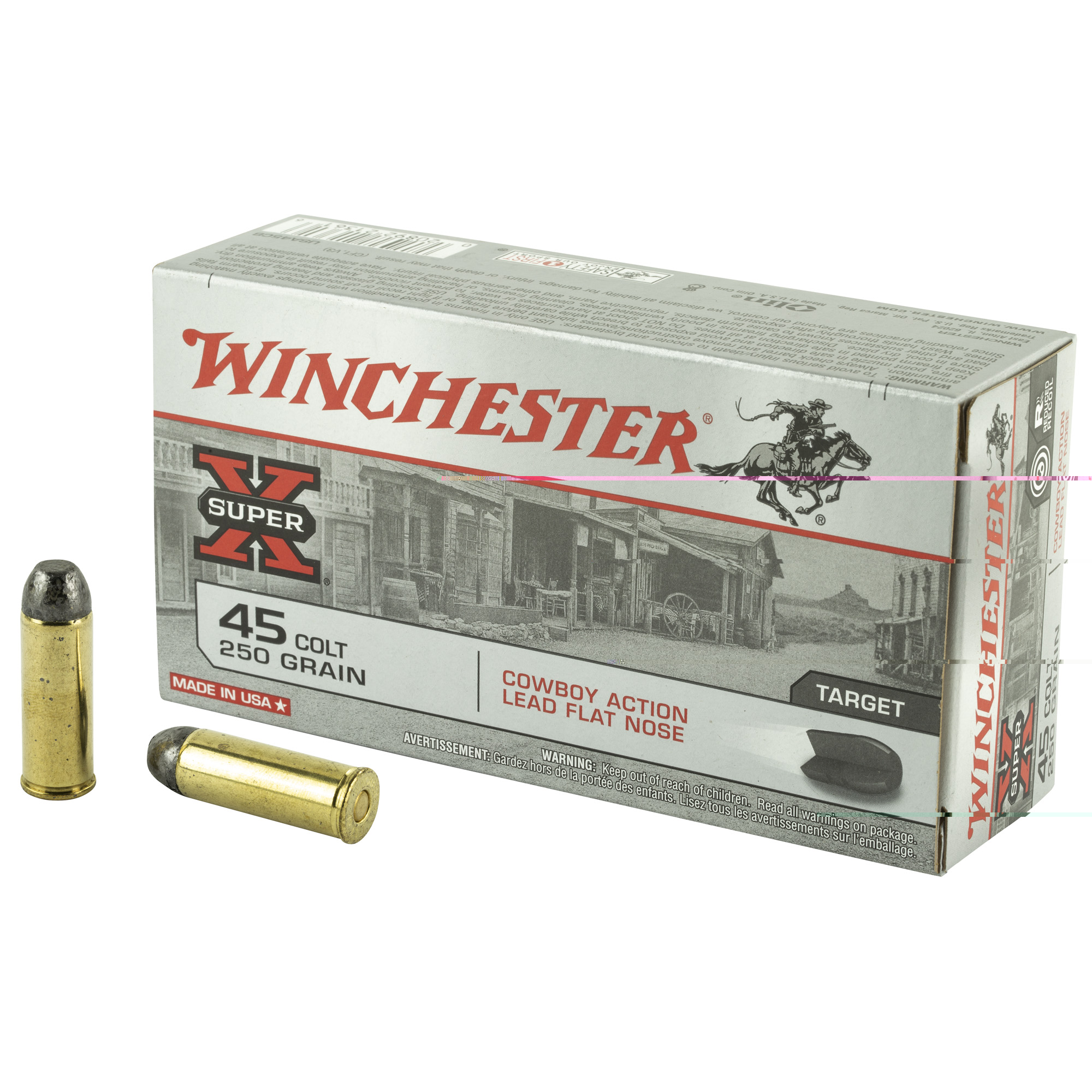 Winchester Usa 45c 250gr Ld CWeatherby