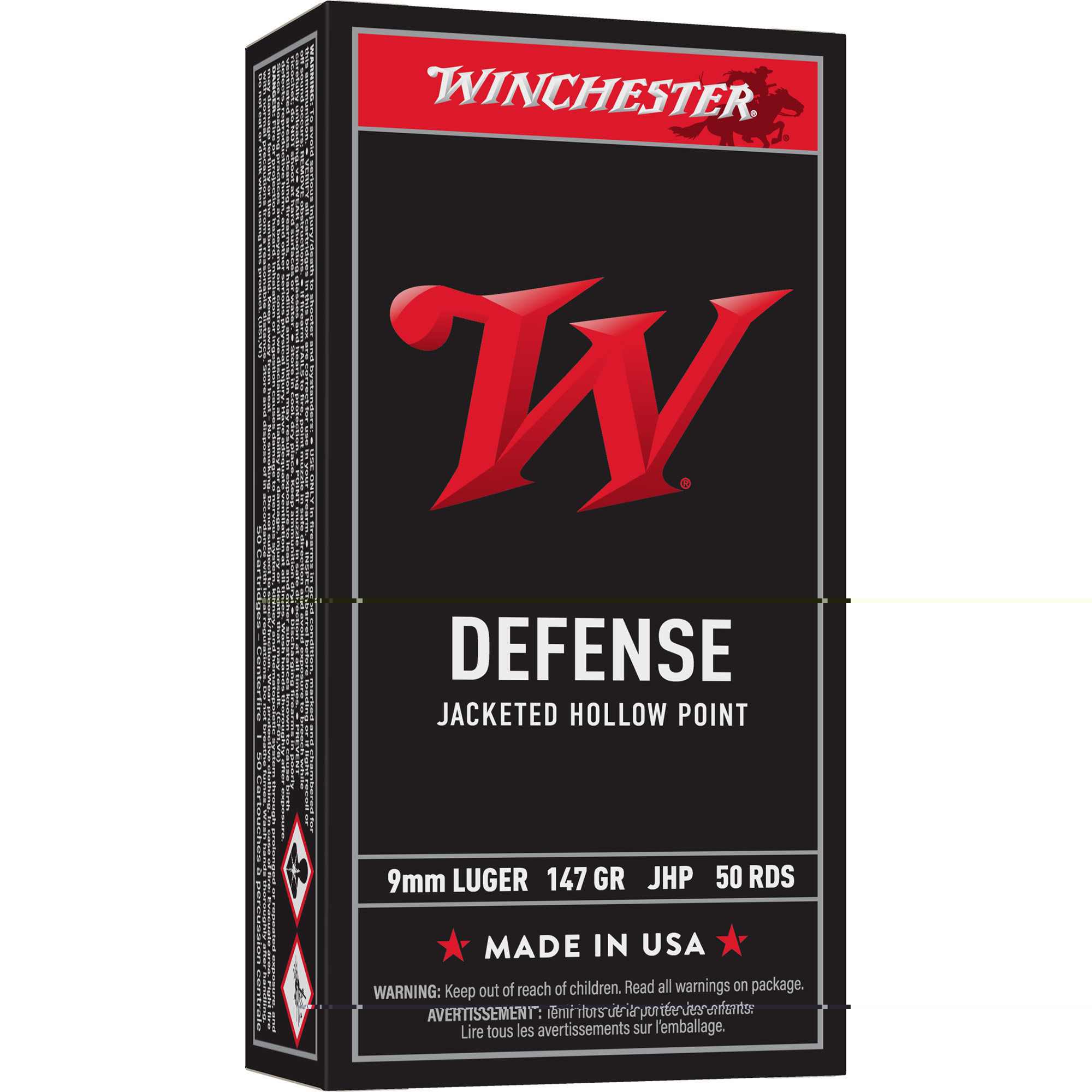 Winchester Usa 9mm 147gr JHP