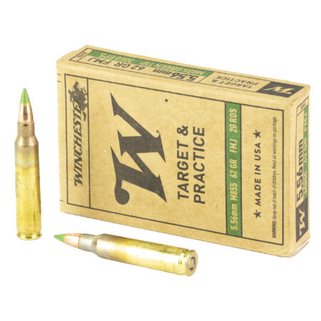 Winchester 556 M855 62gr FMJ Grntip