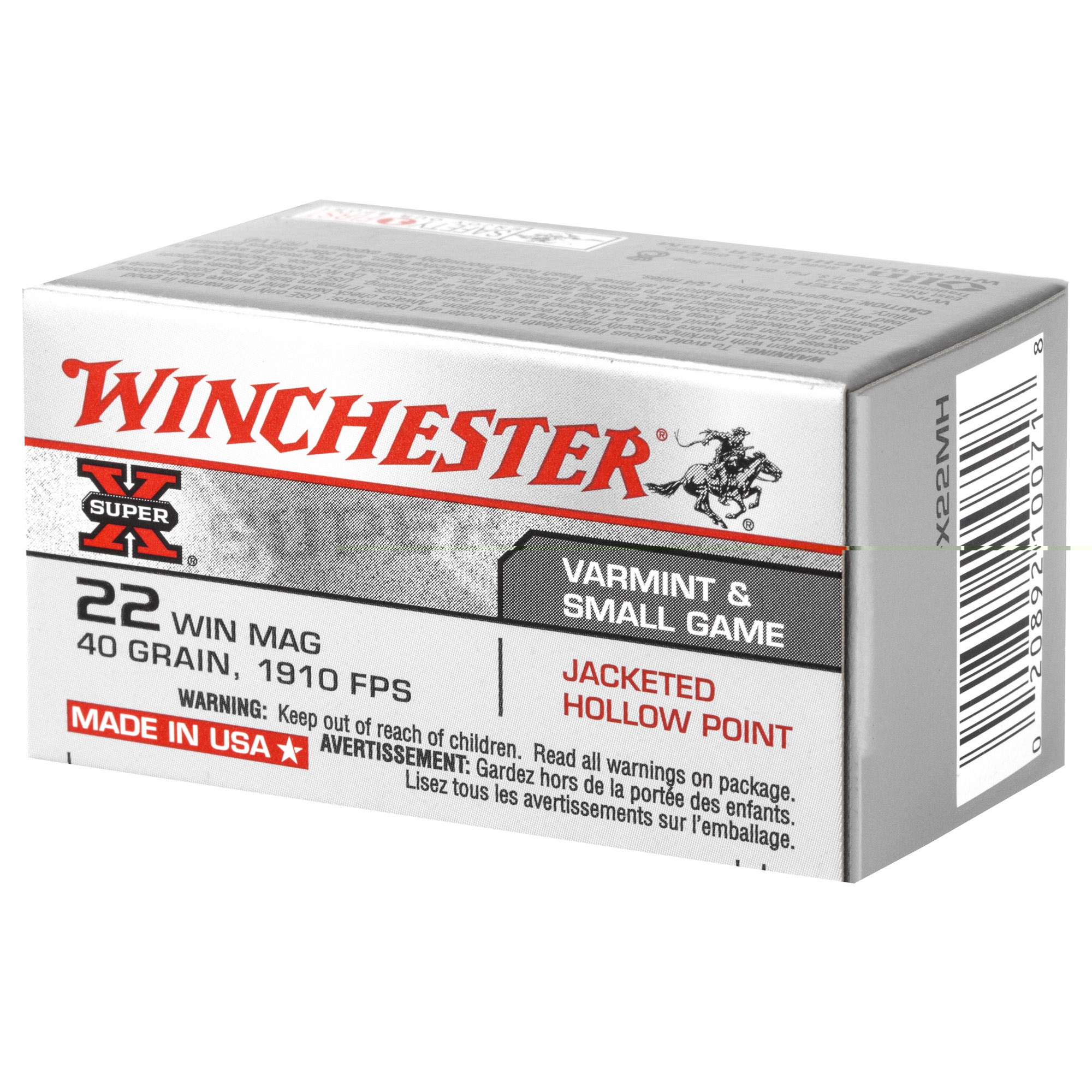 Winchester Sprx 22wmr 40gr JHP - Image 4
