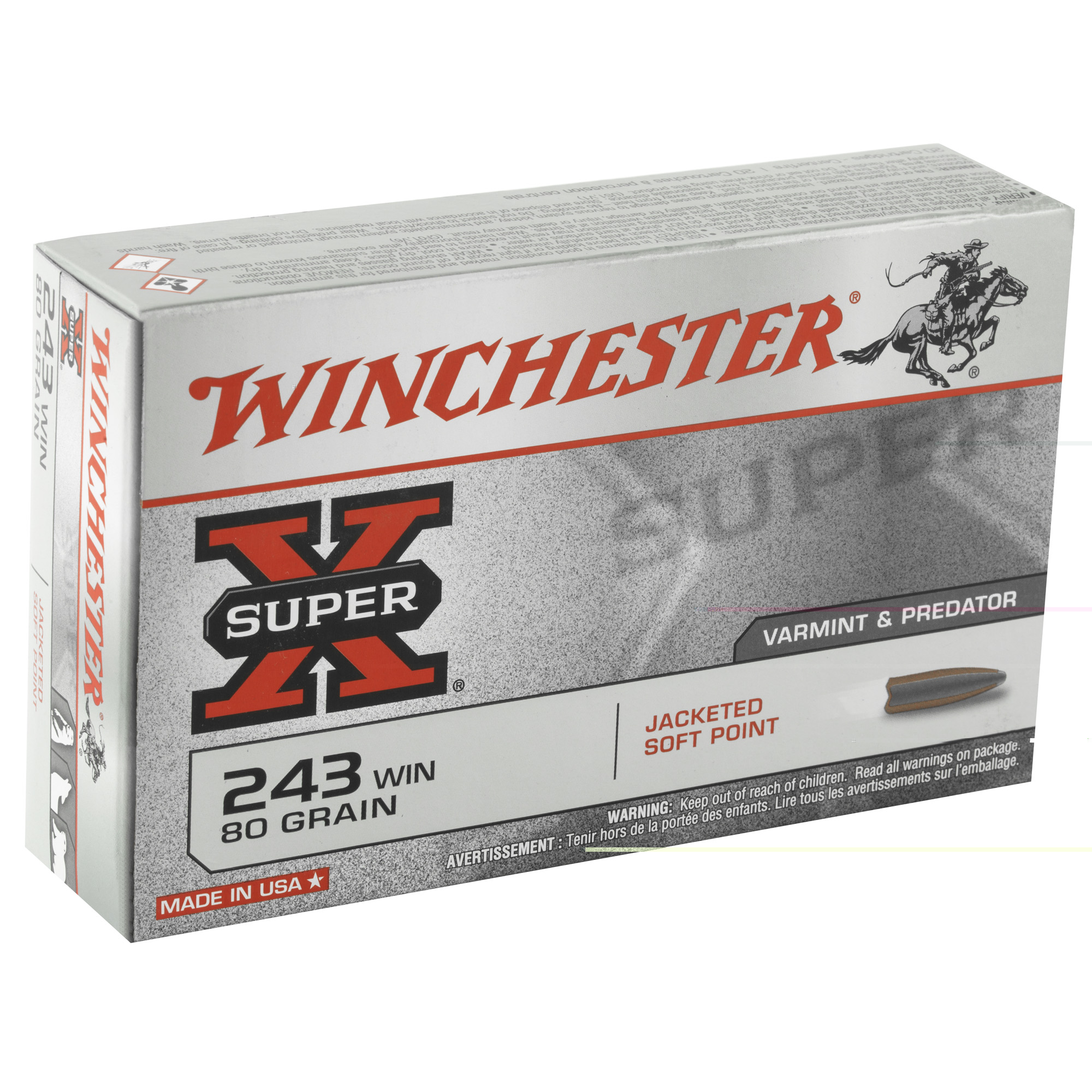 Winchester Sprx 243 Winchester 80gr Jsp - Image 4