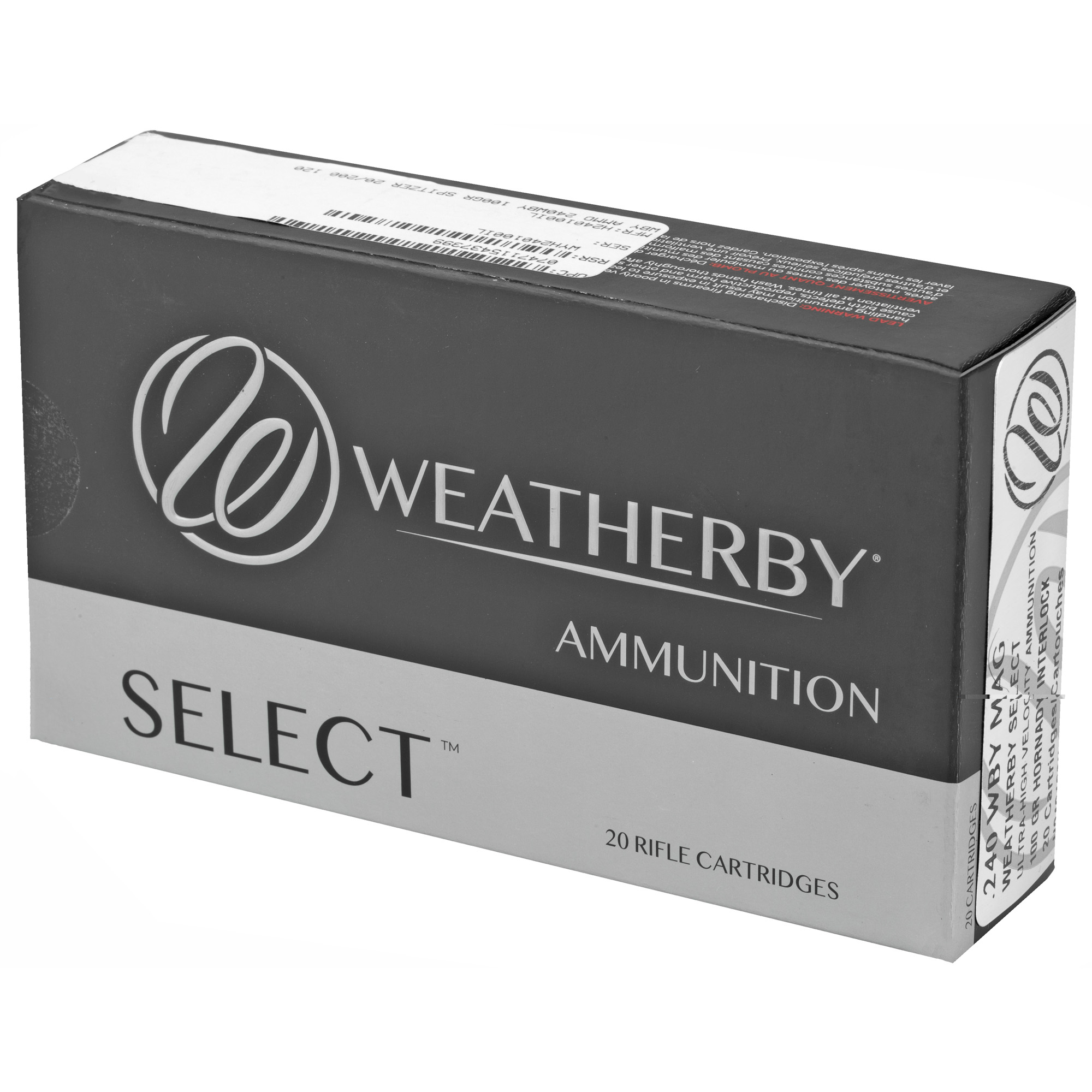 Weatherby Ammo 240Weatherby 100gr Interlk - Image 4