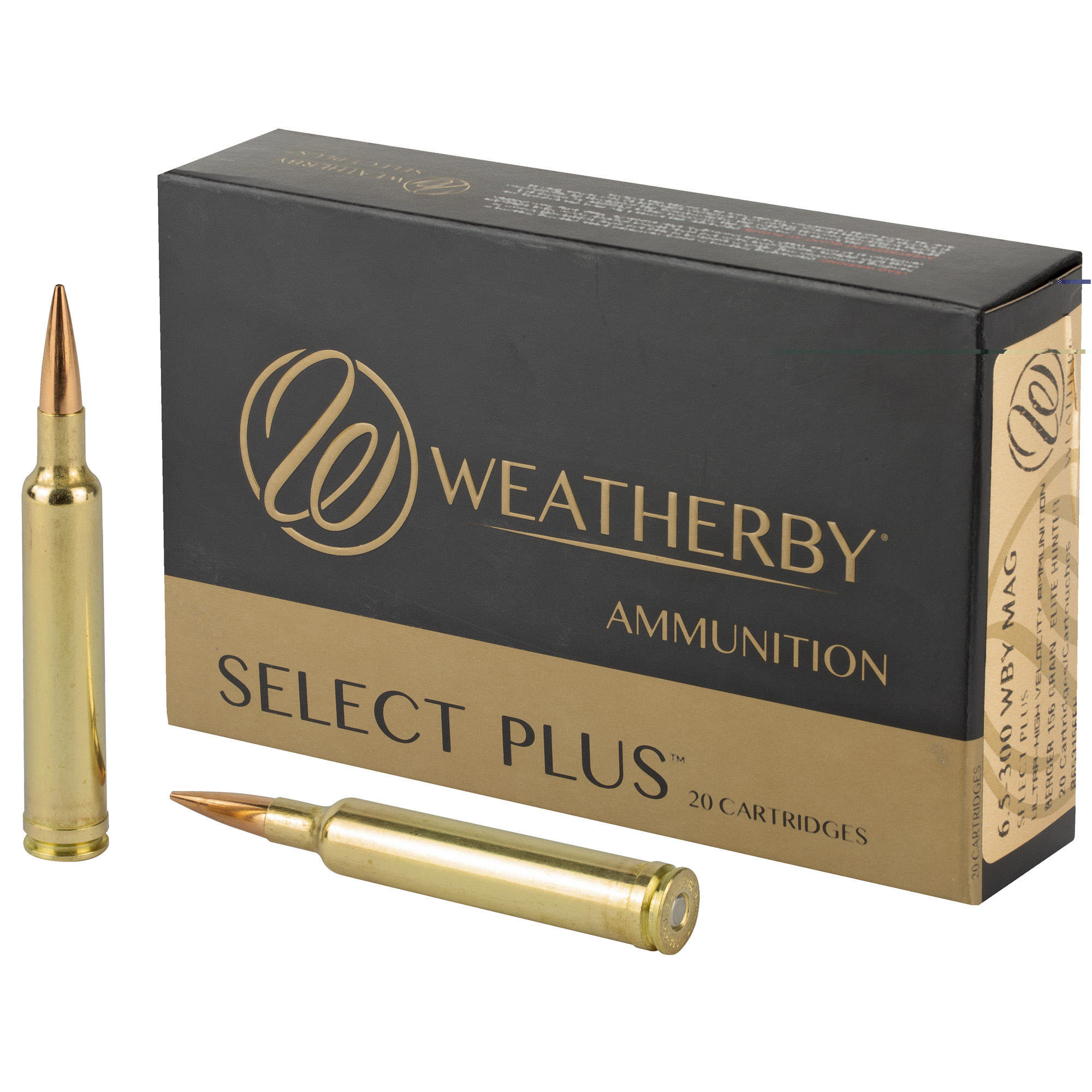 Weatherby Ammo 6.5-300Weatherby 156gr Eol